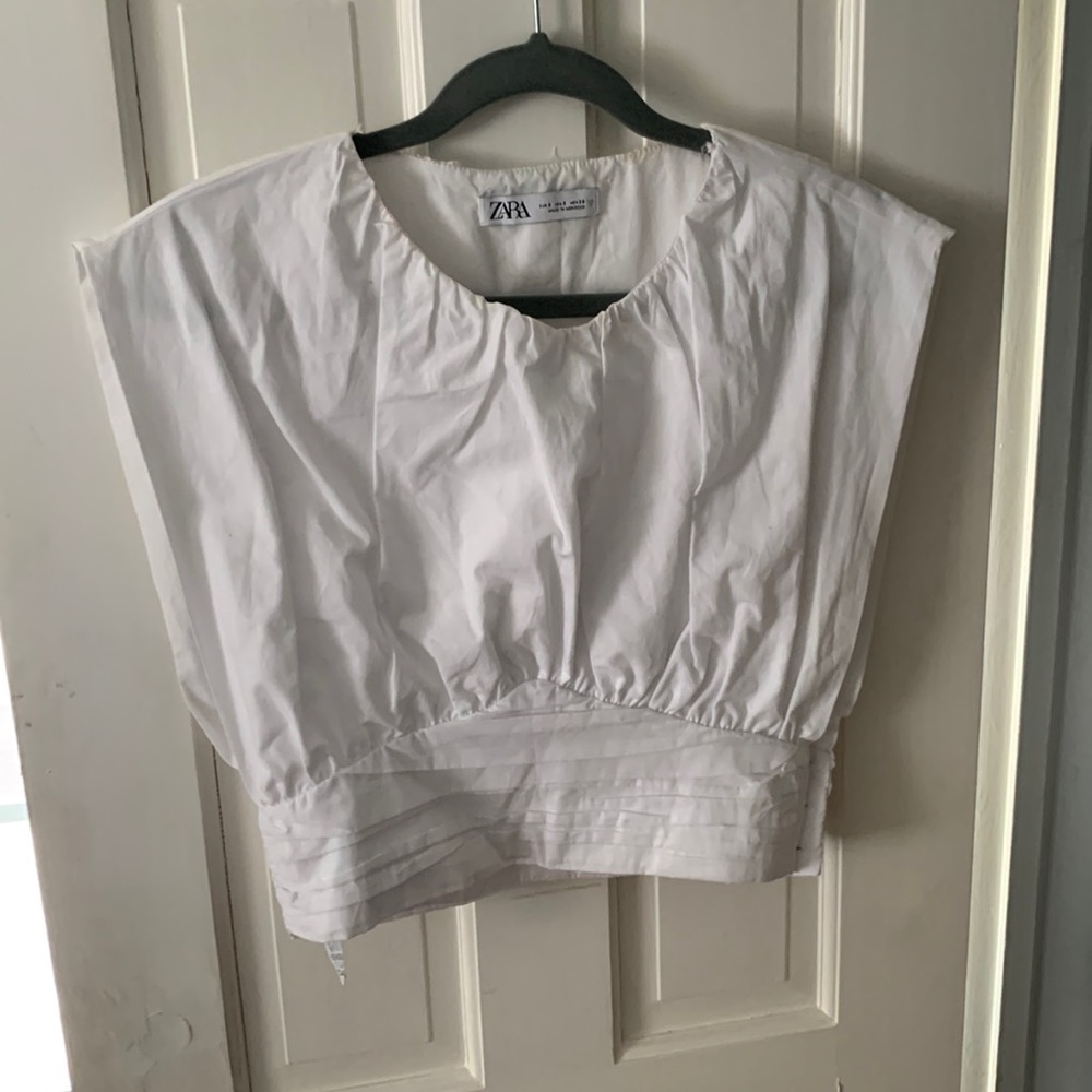Zara wide tank top top